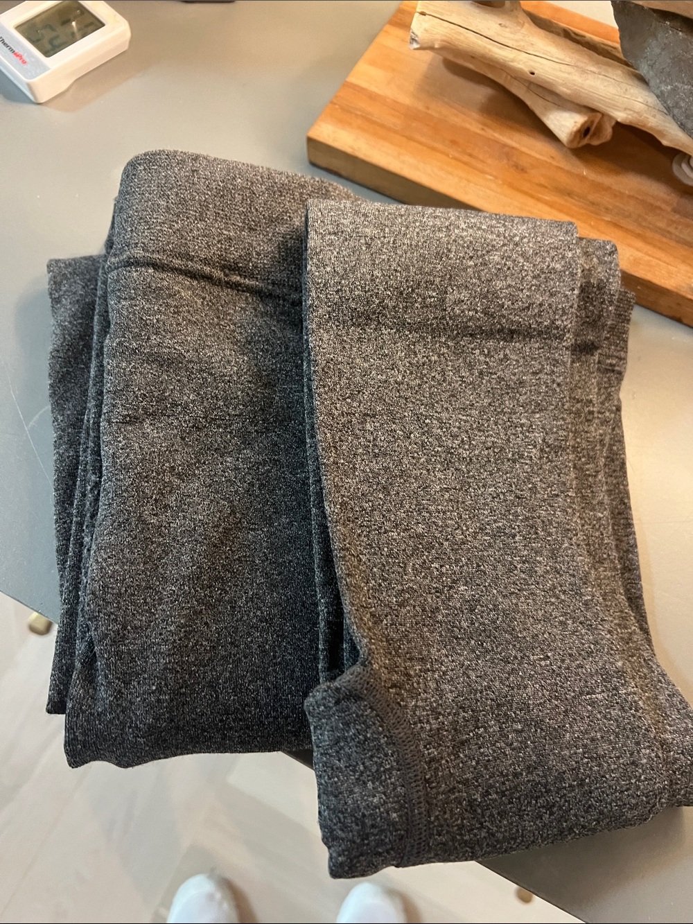 Women’s Cozy Charcoal Knit Tights